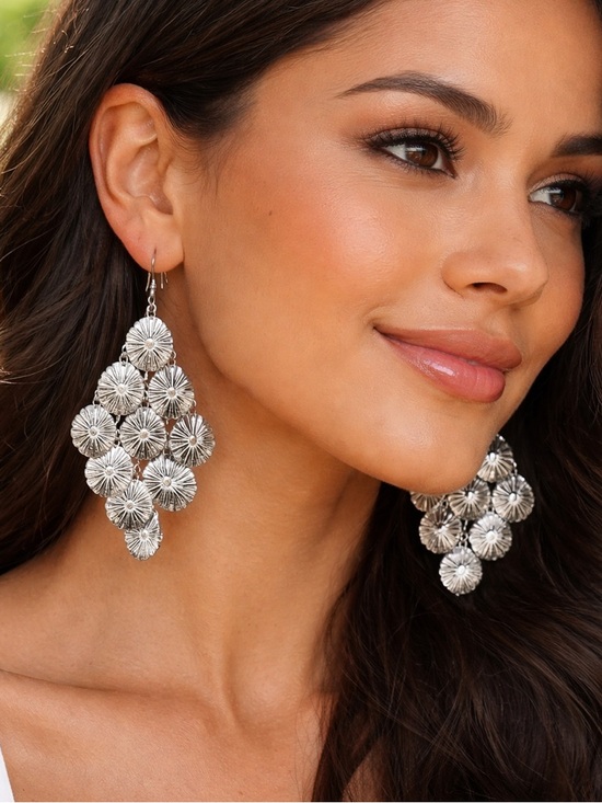 Handmade Jewelry - Chic Silver earrings